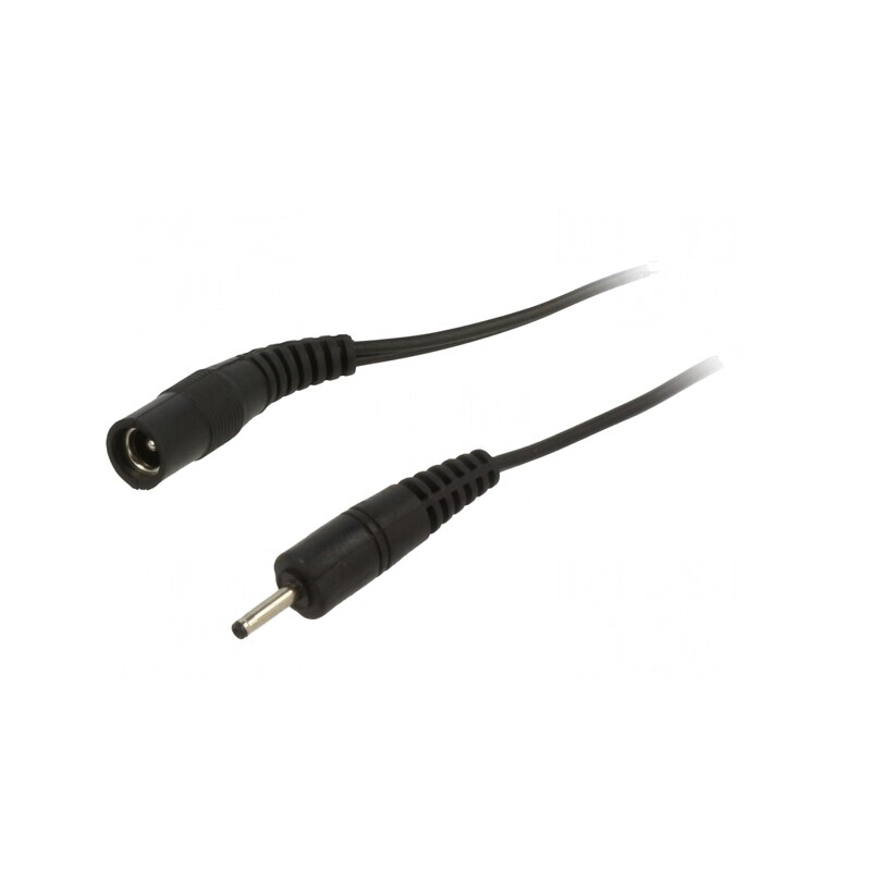 Cablu DC Negru 2x0,5mm2 Cu Mufă și Soclu Drept | Electronic-mag.ro | Componente Electronice Cablu DC Negru 2x0,5mm2 Cu Mufă și Soclu Drept | Electronic-mag.ro | Componente Electronice