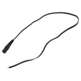Cablu Alimentare DC 3,5/1,3 mm la 5,5/2,1 mm Negru | Electronic-mag.ro | Componente Electronice