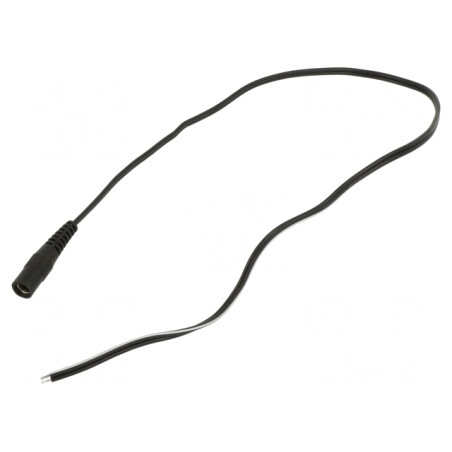 Cablu Alimentare DC 3,5/1,3 mm la 5,5/2,1 mm Negru | Electronic-mag.ro | Componente Electronice