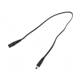 Cablu Alimentare DC 5,5/2,1 la 4,0/1,7 Negru | Electronic-mag.ro | Componente Electronice