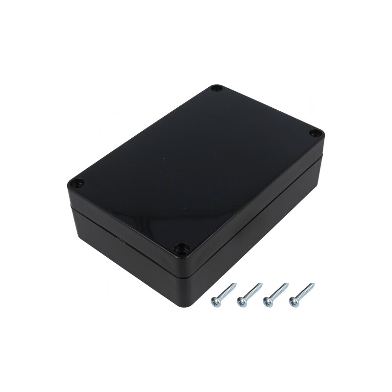 Carcasă universală ABS neagră IP65 90x135x40 mm | Electronic-mag.ro | Componente Electronice