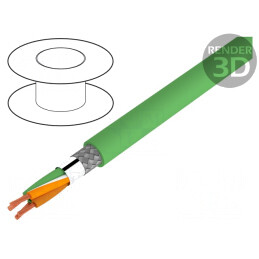 Cablu de Date ETHERLINE® Cat.5e 1x4x26AWG | Electronic-mag.ro | Componente Electronice
