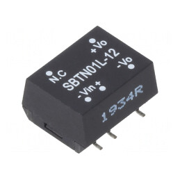 Convertor DC/DC 1W 5V la 12V 84mA | Electronic-mag.ro | Componente Electronice
