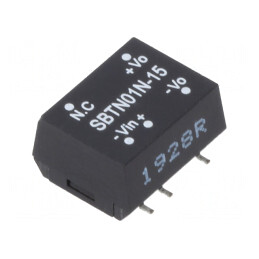 Convertor DC/DC 1W 21.6-26.4V la 15V 6.7-67mA | Electronic-mag.ro | Componente Electronice