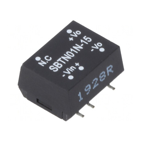 Convertor DC/DC 1W 21.6-26.4V la 15V 6.7-67mA | Electronic-mag.ro | Componente Electronice