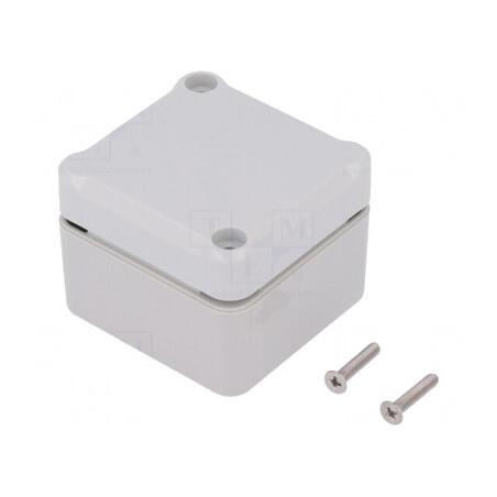 Carcasă Universală 49mm x 51mm x 36mm cu Bucșă din Alamă | Electronic-mag.ro | Componente Electronice