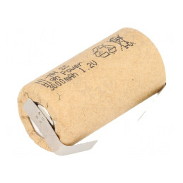 Baterie Ni-MH SubC 1,2V 3000mAh pentru lipire | Electronic-mag.ro | Componente Electronice