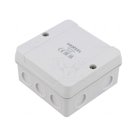 Cutie de Conexiuni IP55 88x88x50mm Gri | Electronic-mag.ro | Componente Electronice