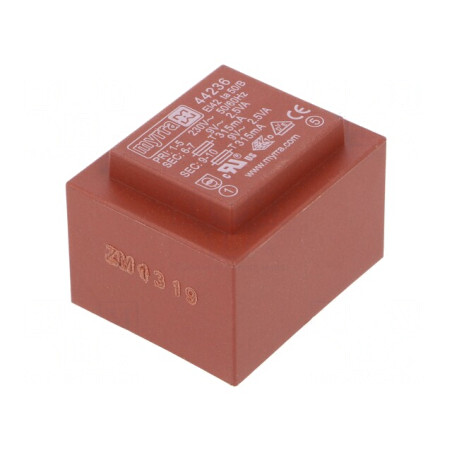 Transformator încapsulat 5VA 230V 9V PCB | Electronic-mag.ro | Componente Electronice