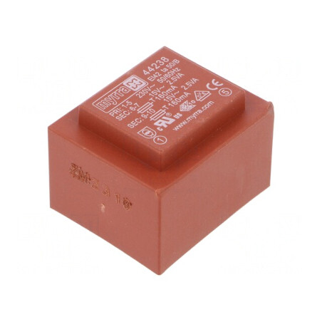 Transformator Encapsulat 5VA 230V 15V 15V 167mA PCB | Electronic-mag.ro | Componente Electronice