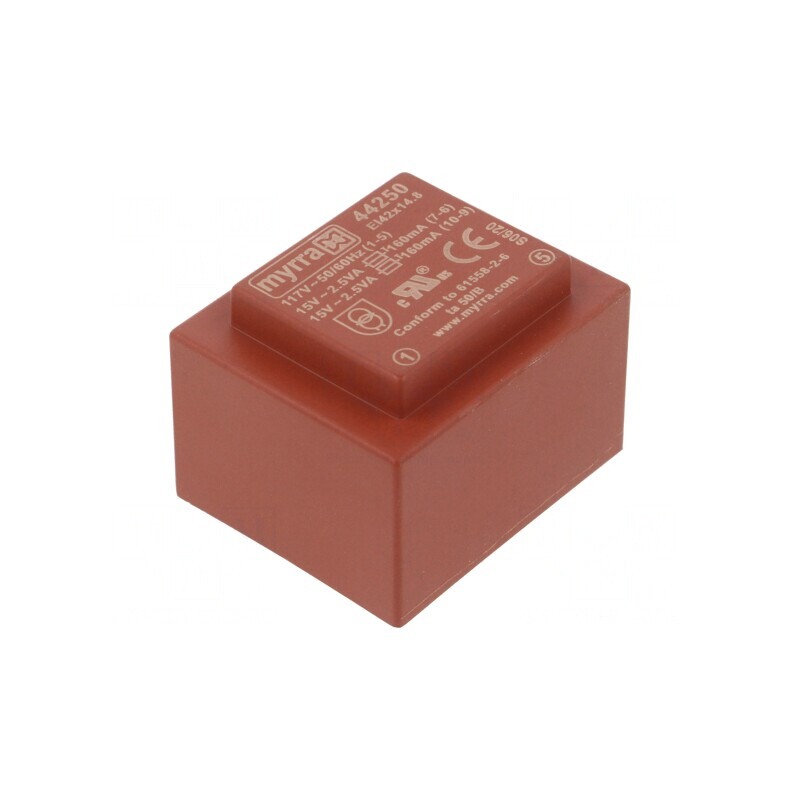 Transformator încapsulat 5VA 15V 15V PCB | Electronic-mag.ro | Componente Electronice