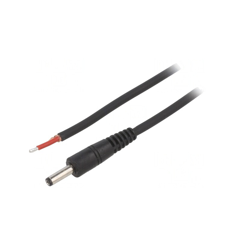 Cablu Alimentare DC 1x1mm2 4.0/1.7 Negru 1.5m | Electronic-mag.ro | Componente Electronice