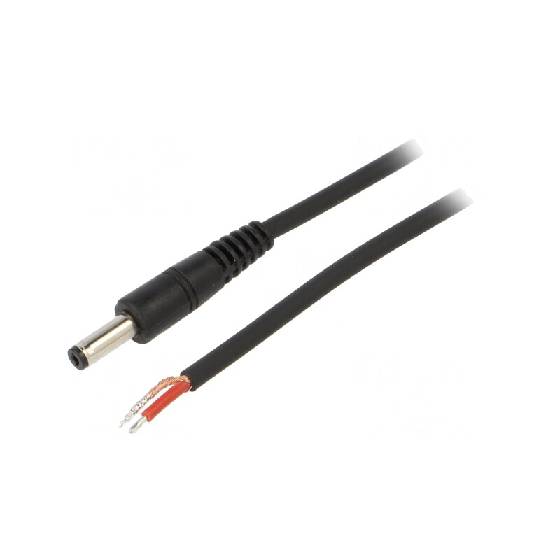 Cablu DC 4,8/1,7 Negru 1,5m | Electronic-mag.ro | Componente Electronice