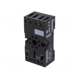 Stativ PIN 8 pentru șină DIN | Electronic-mag.ro | Componente Electronice