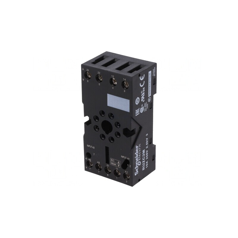 Stativ PIN 8 pentru șină DIN | Electronic-mag.ro | Componente Electronice