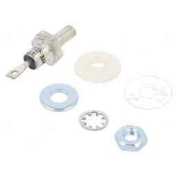 Diodă Redresoare 400V 6A DO4 10-32 NF-2A | Electronic-mag.ro | Componente Electronice