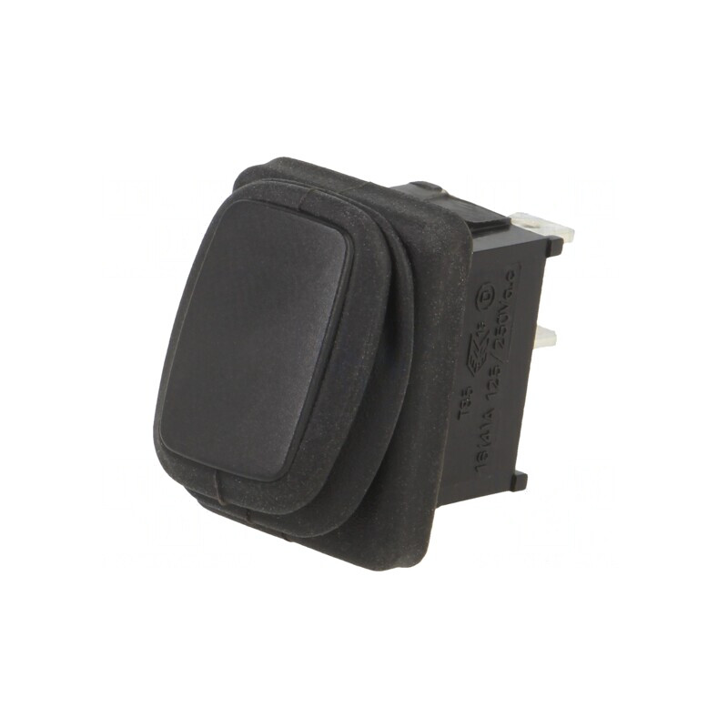 Comutator Rocker ON-OFF 10A 24V Negru IP65 | Electronic-mag.ro | Componente Electronice