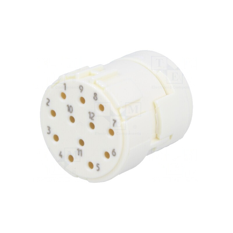 Conector M23 12PIN Mamă Crimpat 200V | Electronic-mag.ro | Componente Electronice