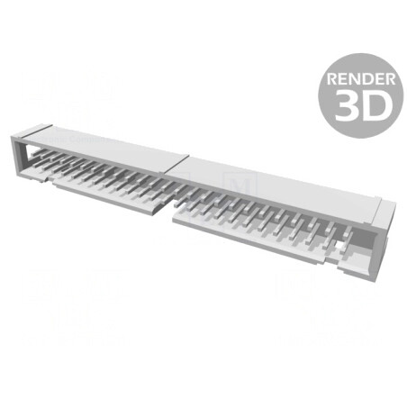 Soclu IDC THT 50 pini 1,27mm 2,54mm | Electronic-mag.ro | Componente Electronice