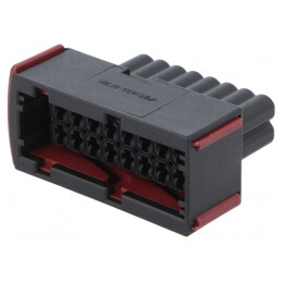 Conector Automotive JPT Mamă Mufă pe Cablu 16 PIN Negru | Electronic-mag.ro | Componente Electronice