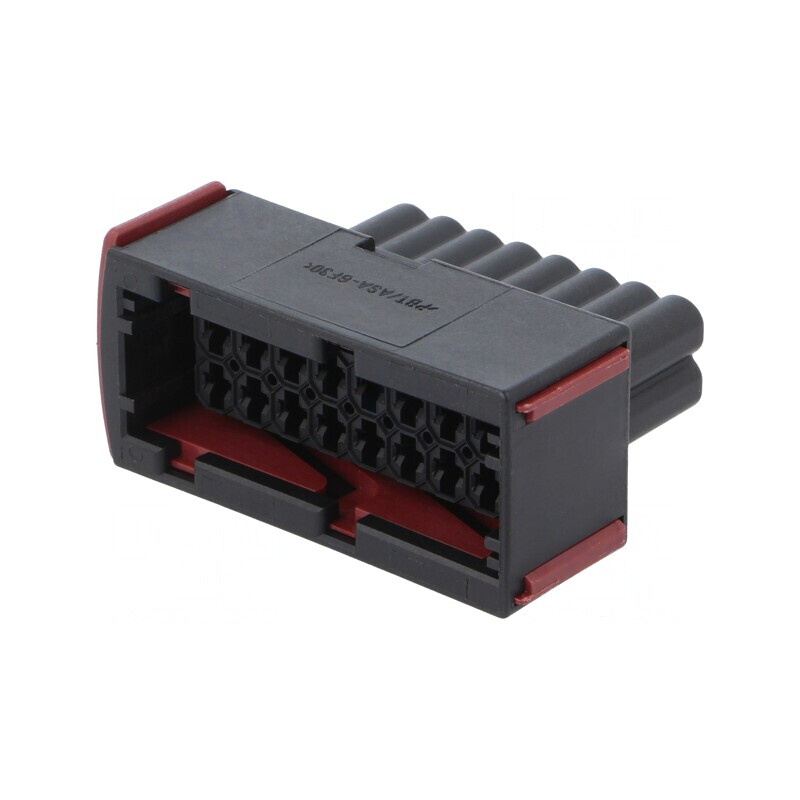 Conector Automotive JPT Mamă Mufă pe Cablu 16 PIN Negru | Electronic-mag.ro | Componente Electronice