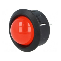 Lampă LED Convexă Roșie pentru PCB 25.65mm Plastic | Electronic-mag.ro | Componente Electronice