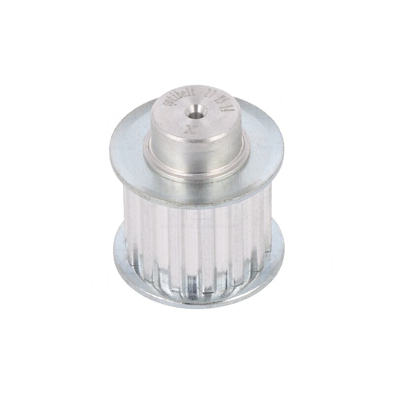 Roată de curea T5 16mm aluminiu | Electronic-mag.ro | Componente Electronice