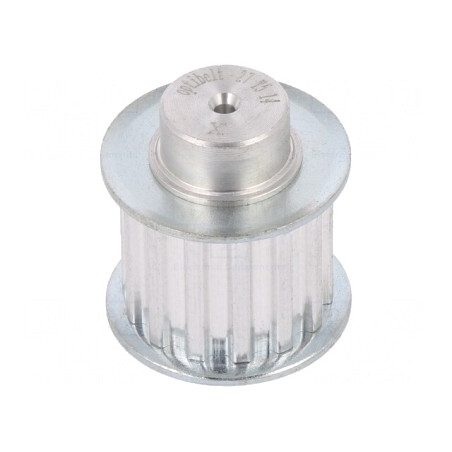 Roată de curea T5 16mm aluminiu | Electronic-mag.ro | Componente Electronice