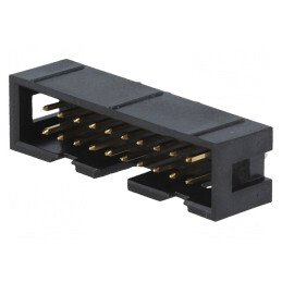 Soclu IDC tată 20 pini 2x10 drept THT 2,54mm | Electronic-mag.ro | Componente Electronice
