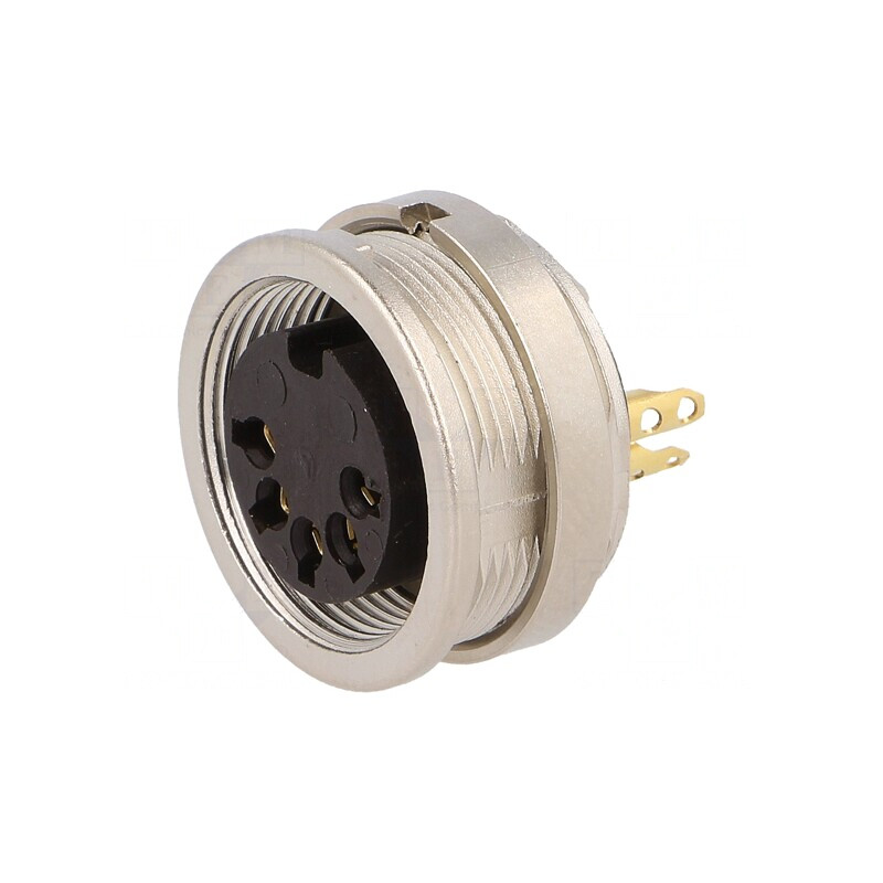 Conector M16 Soclu Mamă 5 PIN 60V IP40 5A | Electronic-mag.ro | Componente Electronice Conector M16 Soclu Mamă 5 PIN 60V IP40 5A | Electronic-mag.ro | Componente Electronice