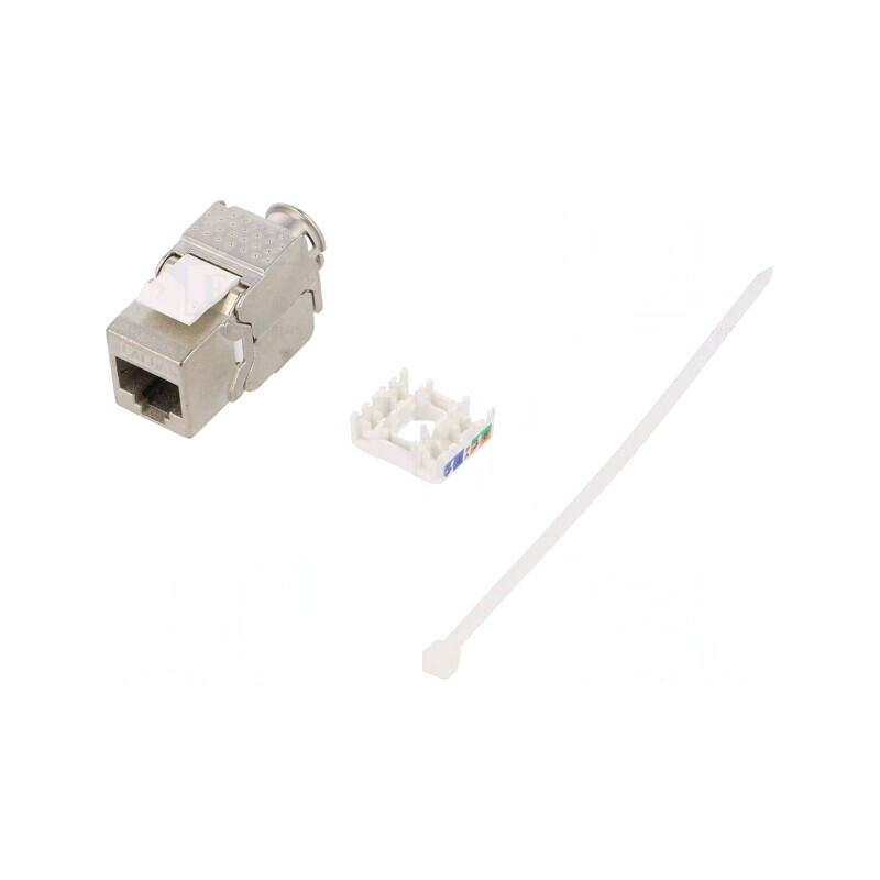 Soclu RJ45 Cat 6a Ecranat Keystone 8p8c IDC | Electronic-mag.ro | Componente Electronice