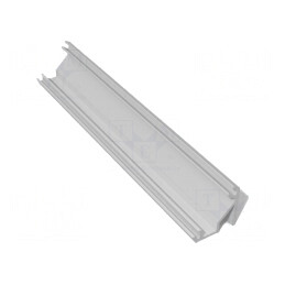 Profil Aluminiu în Unghi pentru Module LED 1m Argintiu | Electronic-mag.ro | Componente Electronice