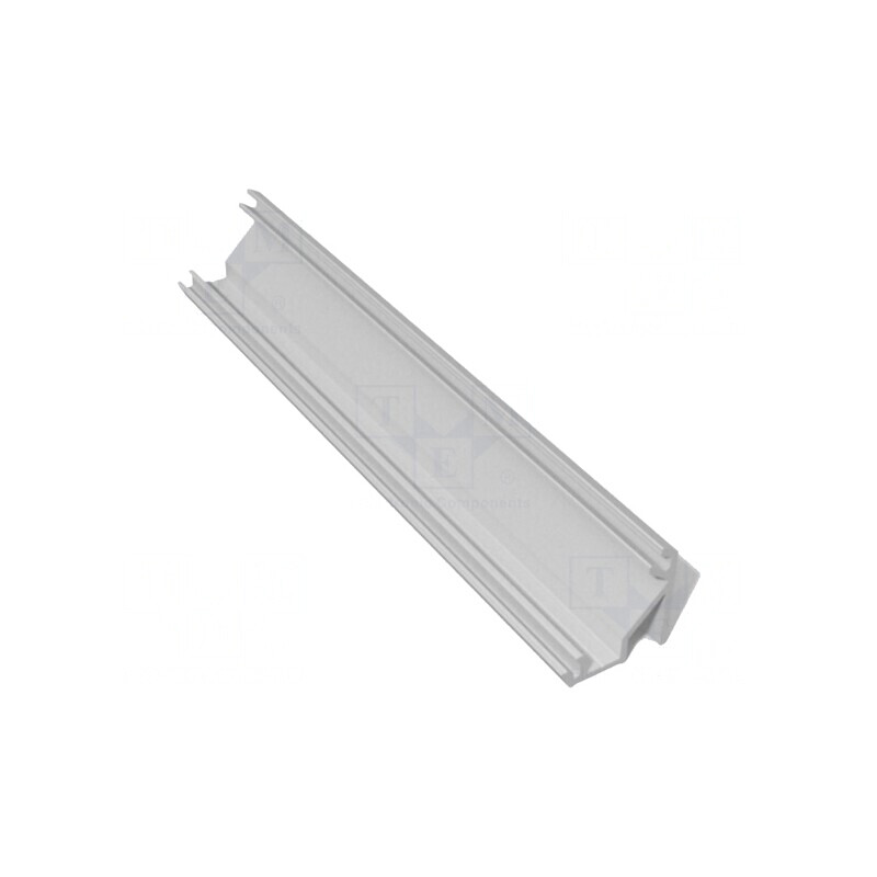 Profil Aluminiu în Unghi pentru Module LED 1m Argintiu | Electronic-mag.ro | Componente Electronice