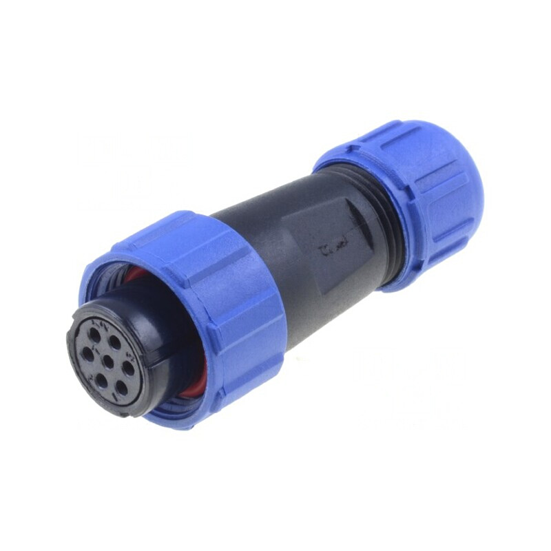 Mufă SP13 Mamă 7 PIN IP68 pentru Cablu 125V 5A | Electronic-mag.ro | Componente Electronice