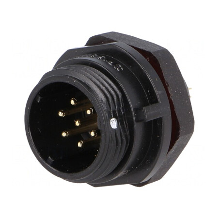Conector Panou 7-PIN IP68 5A Lipire | Electronic-mag.ro | Componente Electronice