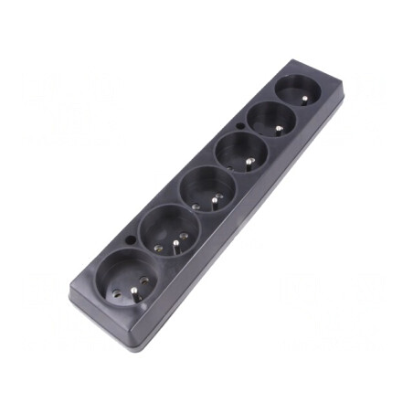 Conector Alimentare AC Mamă Splitter 250V 16A Negru | Electronic-mag.ro | Componente Electronice