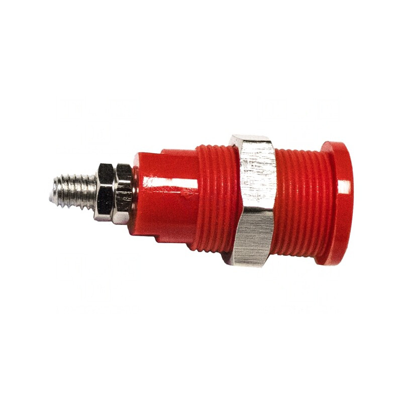 Conector Banană 4mm 1kV Roșu | Electronic-mag.ro | Componente Electronice