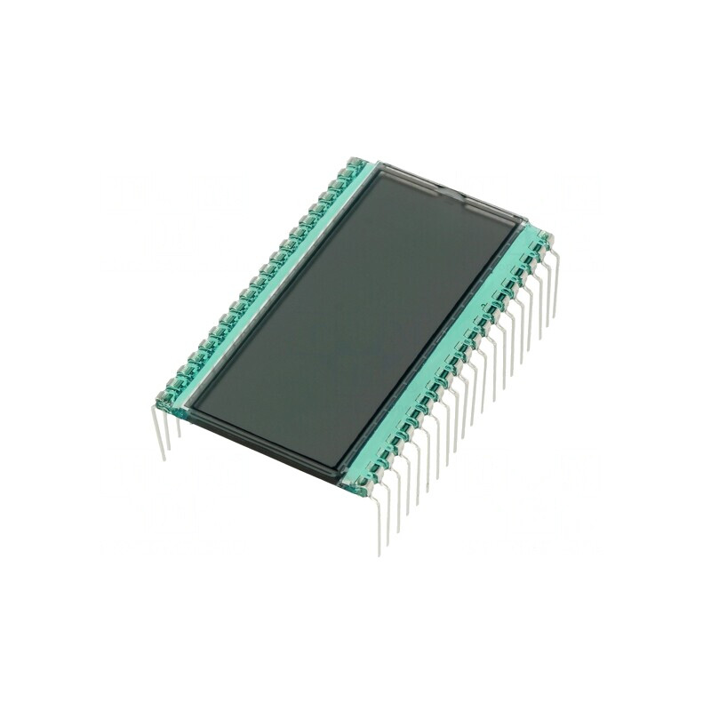 Afișaj LCD 7 Segmente STN Positive 3,5 Digiți 20-70°C | Electronic-mag.ro | Componente Electronice