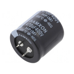Condensator Electrolitic SNAP-IN 470uF 400VDC 35x40mm | Electronic-mag.ro | Componente Electronice