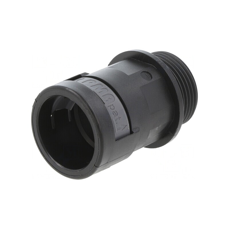 Conectori Finali Drepți PG Exterior Poliamidă Neagră | Electronic-mag.ro | Componente Electronice