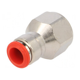 Racord Push-In Simplu 1/2" Alamă Nichelată | Electronic-mag.ro | Componente Electronice