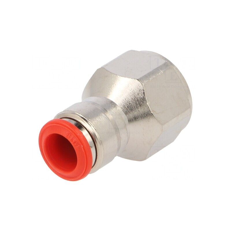 Racord Push-In Simplu 1/2" Alamă Nichelată | Electronic-mag.ro | Componente Electronice