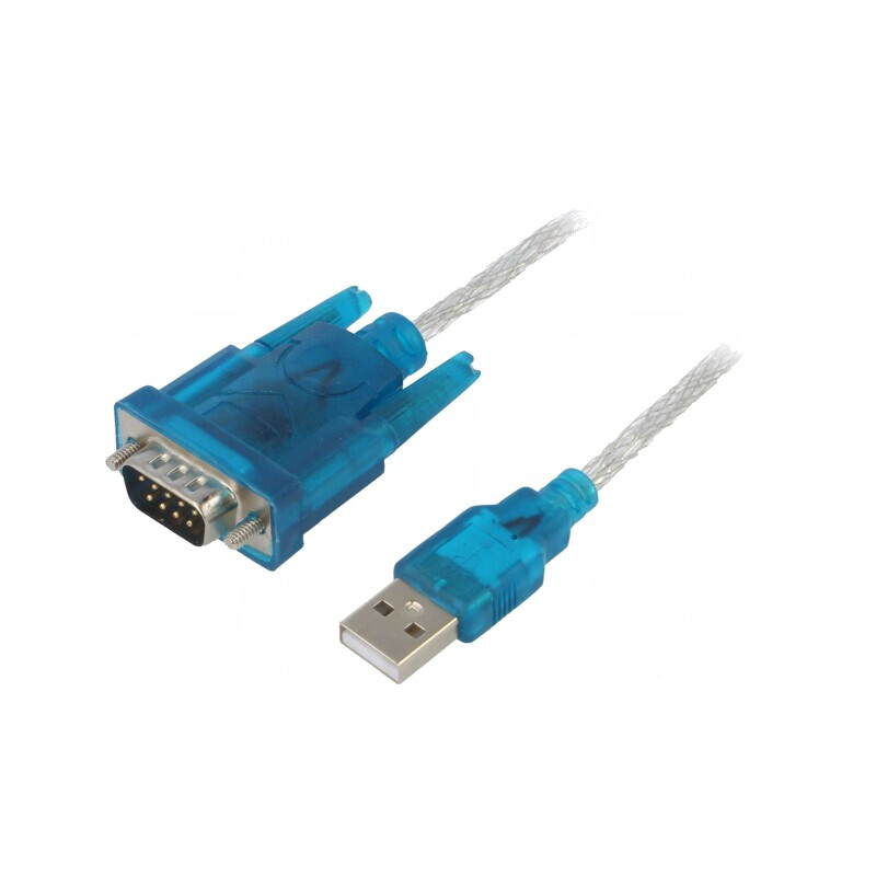 Convertor USB la RS232 D-Sub 9 pini, 1m | Electronic-mag.ro | Componente Electronice
