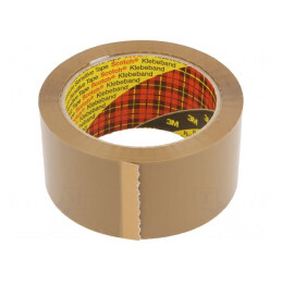 Bandă adezivă maro 66m x 50mm pentru ambalare | Electronic-mag.ro | Componente Electronice
