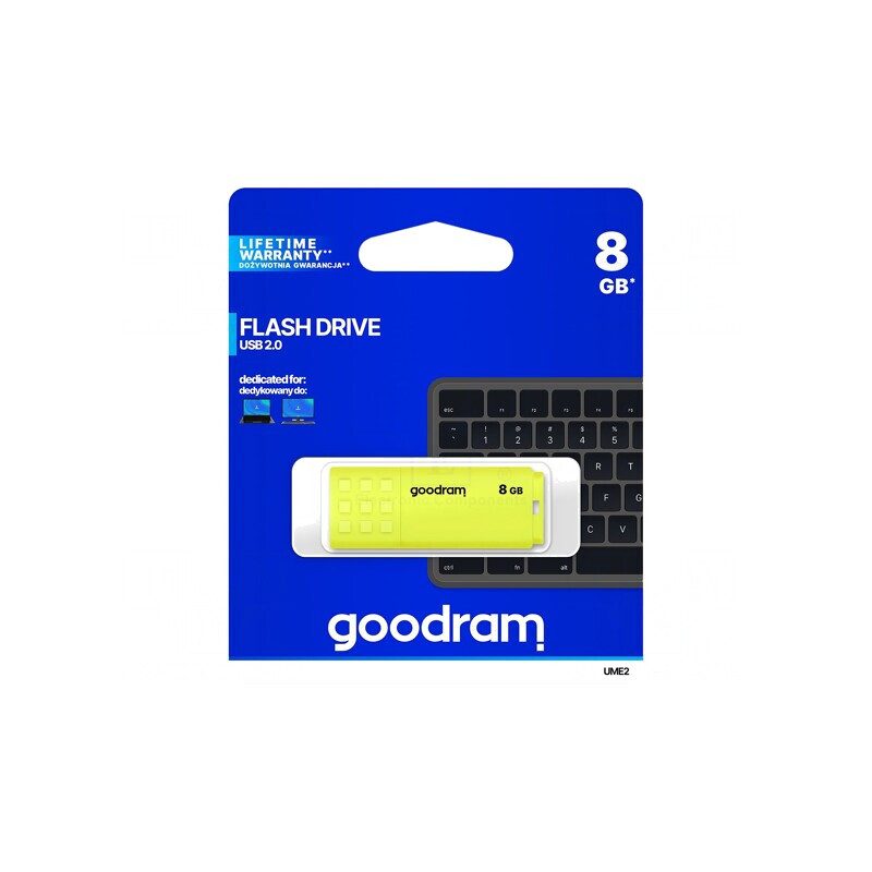 Pendrive USB 2.0 8GB Galben | Electronic-mag.ro | Componente Electronice