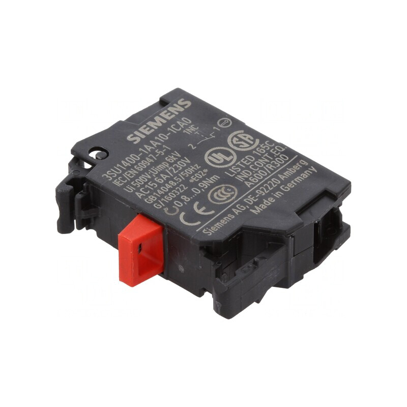 Element de Contact 22mm 3SU1.5 Term: Cleme cu Șurub | Electronic-mag.ro | Componente Electronice