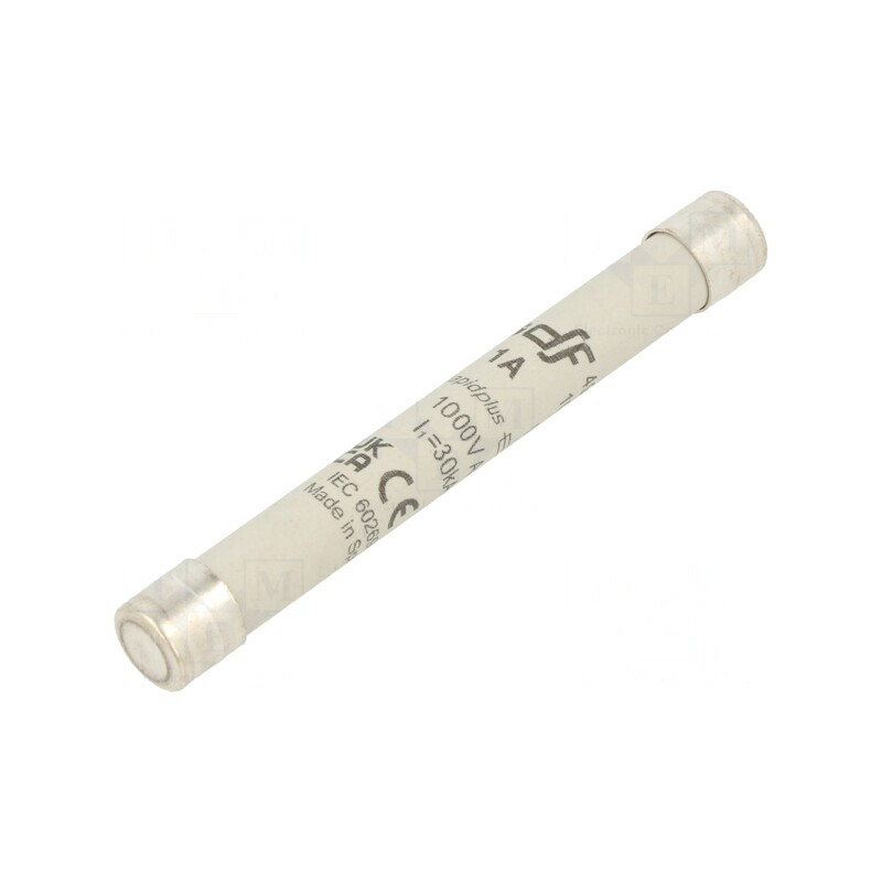 Siguranță ceramică industrială 1A 1kVAC 10x85mm | Electronic-mag.ro | Componente Electronice
