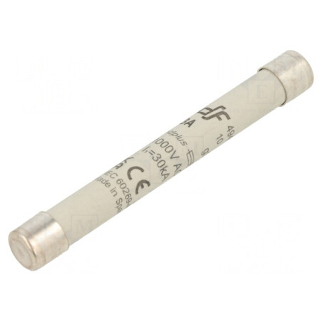 Siguranță Ceramică gS 3A 1kVAC Industrială 10x85mm | Electronic-mag.ro | Componente Electronice