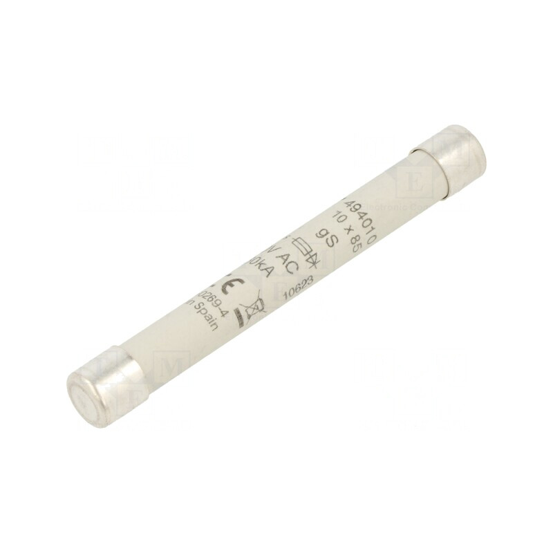 Siguranță Ceramică Industrială 10A 1kVAC 10x85mm | Electronic-mag.ro | Componente Electronice
