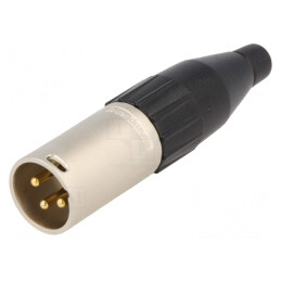 Mufă XLR Tată 3 Pin pentru Cablu | Electronic-mag.ro | Componente Electronice